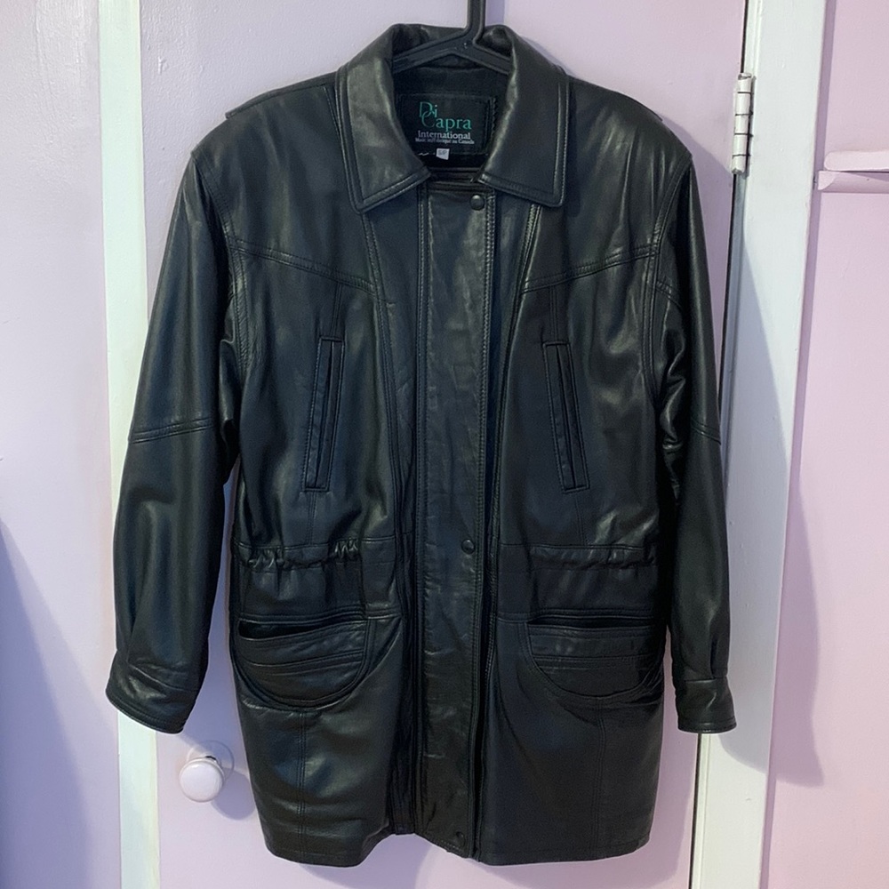 Vintage leather coat Superb condition 80’s